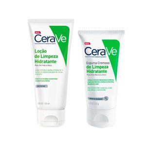 Kit – Espuma Facial De Limpeza Hidratante 140g + Loção De Limpeza Corporal 200ml